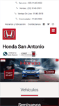 Mobile Screenshot of hondasanantonio.com.mx